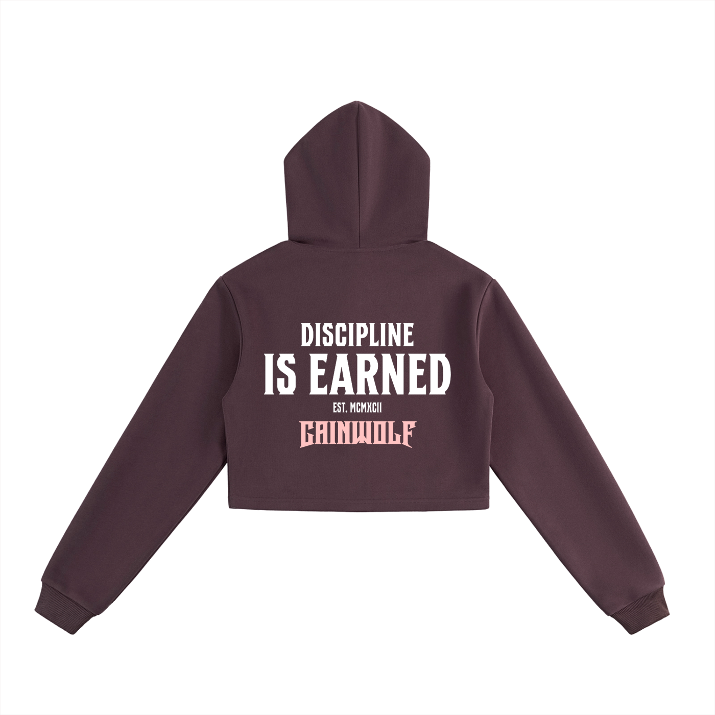 Gainwolf - Clock It Cropped Hoodie