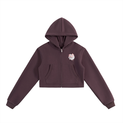 Gainwolf - Clock It Cropped Hoodie