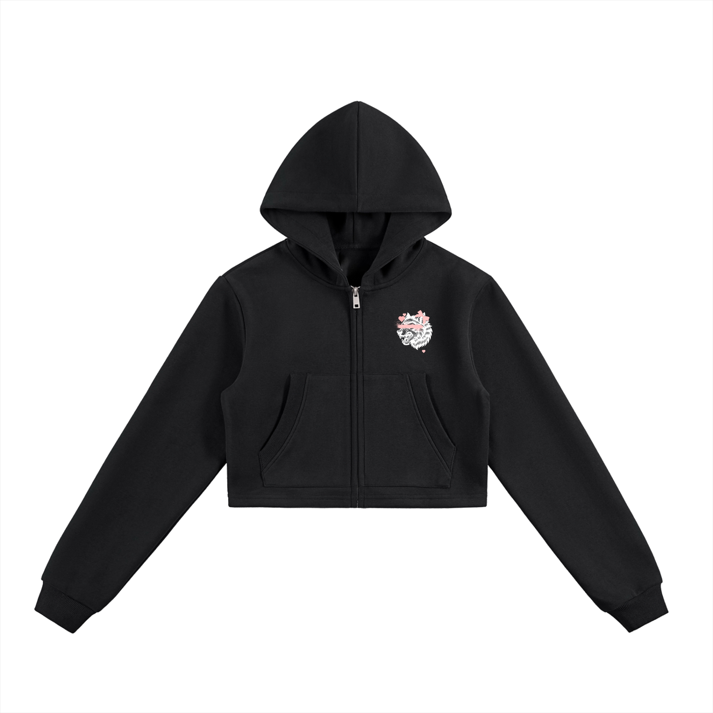 Gainwolf - Clock It Cropped Hoodie