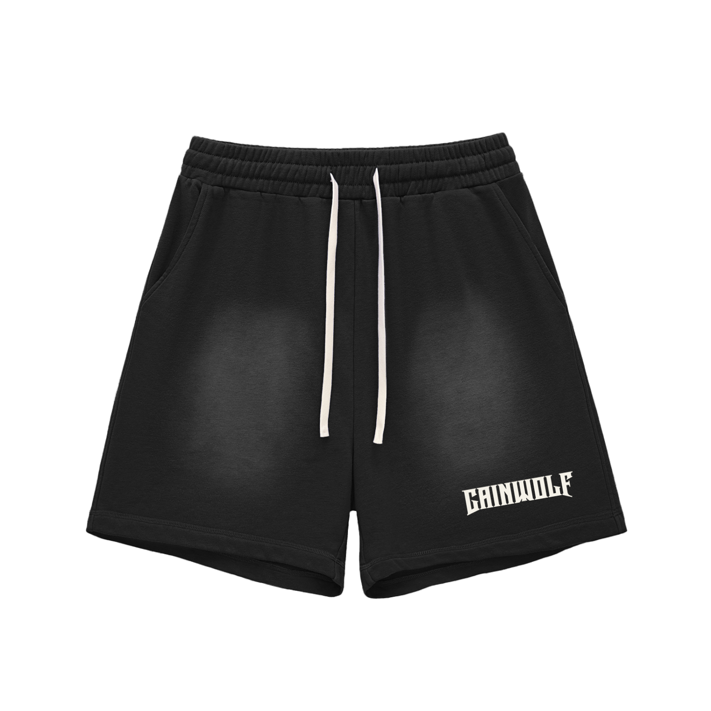 Cotton,Sweat,Shorts,Comfy,Cozy,Summer,Spring,Autumn,Essential,Workout,Black,Gray,Fade,Lift,Heavy,Gym,Weights,Calisthenics
