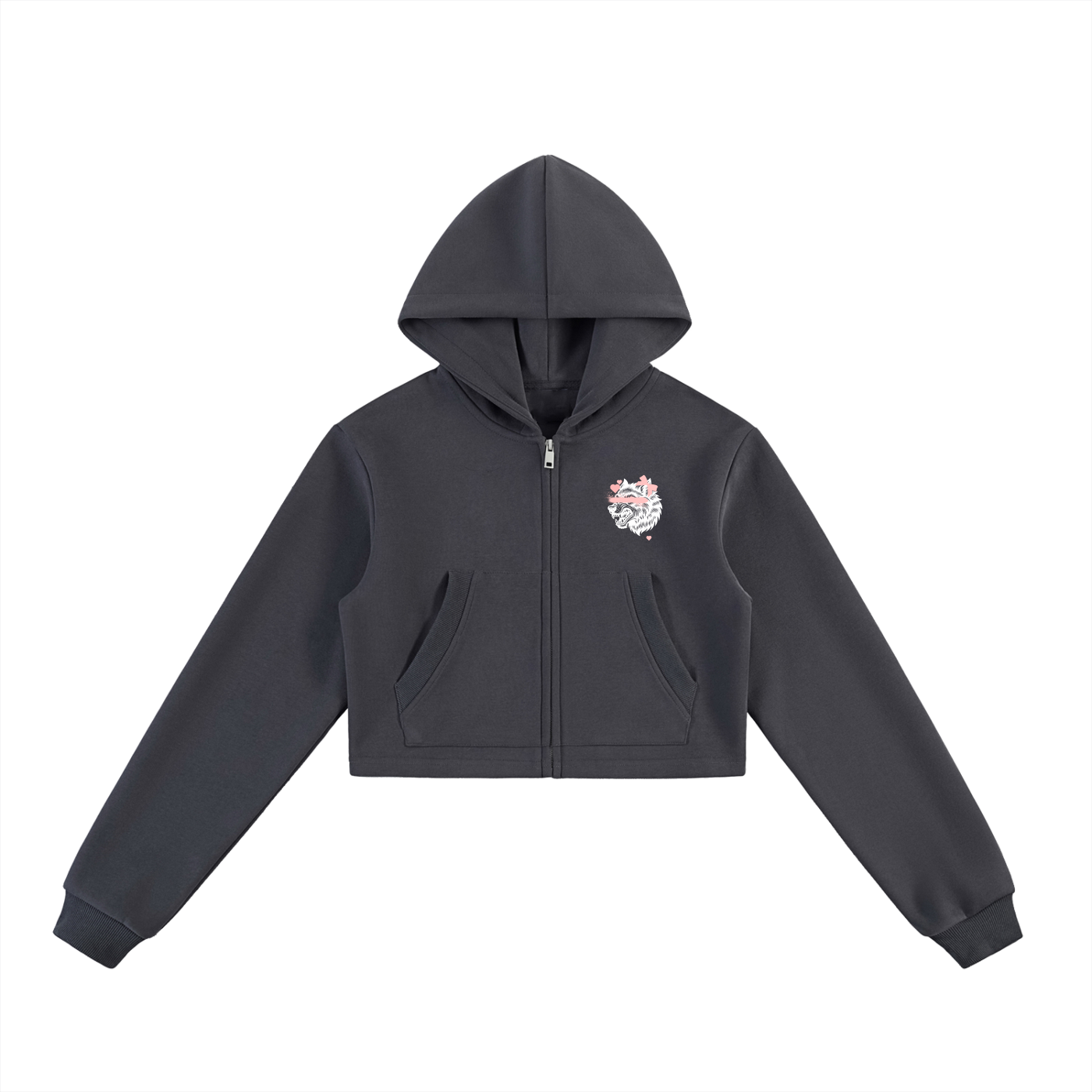 Gainwolf - Clock It Cropped Hoodie