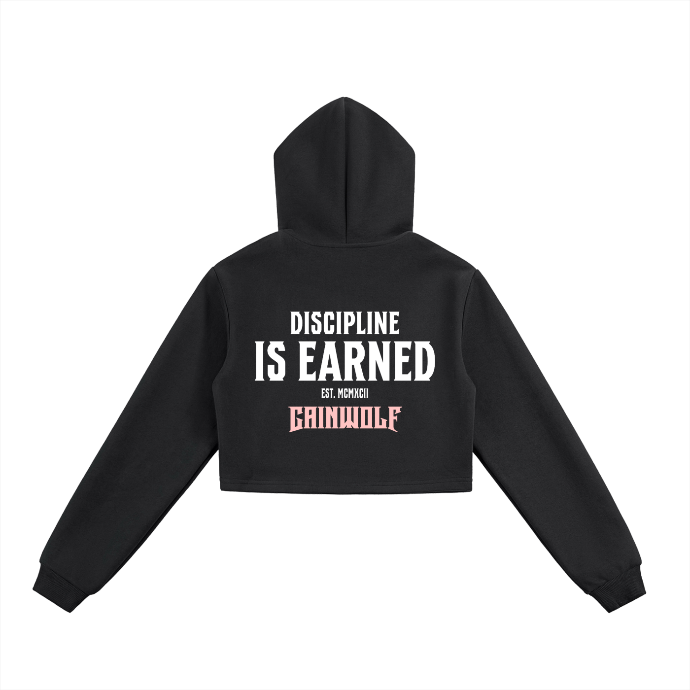 Gainwolf - Clock It Cropped Hoodie