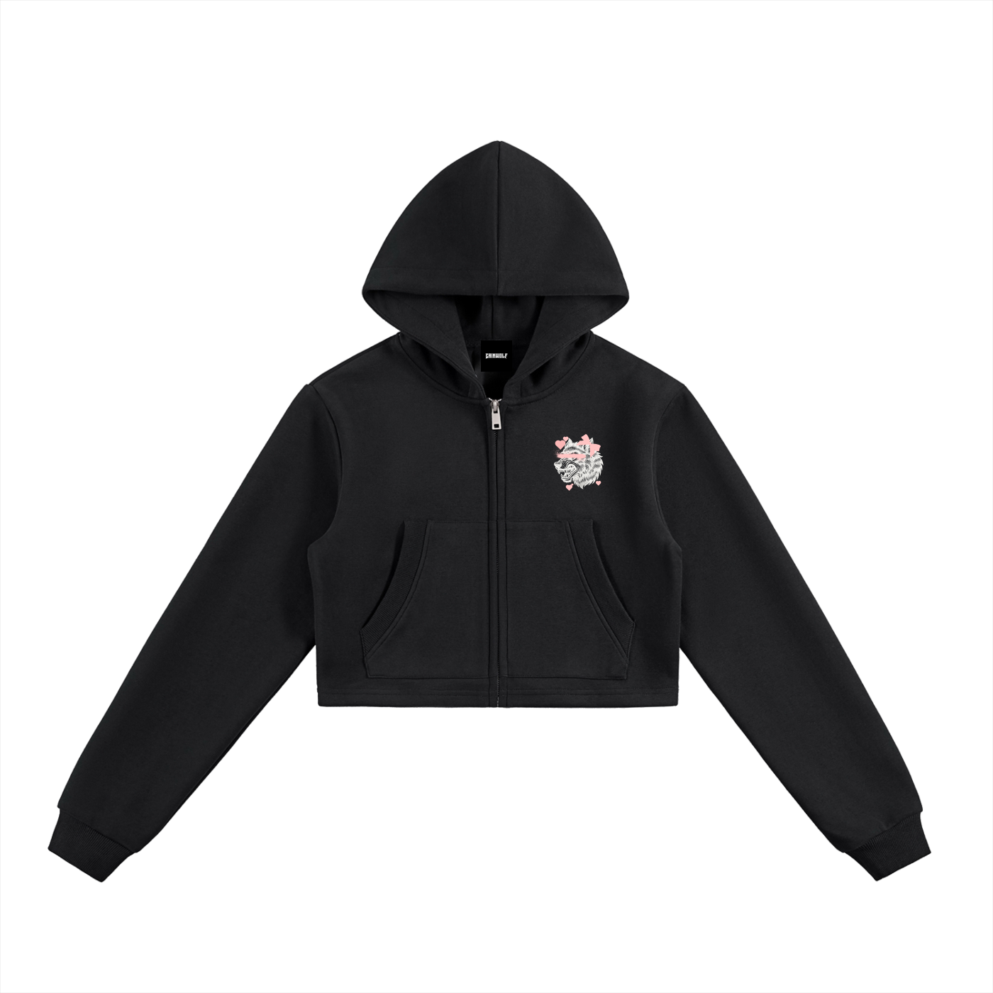 Gainwolf - Clock-it Cropped Hoodie