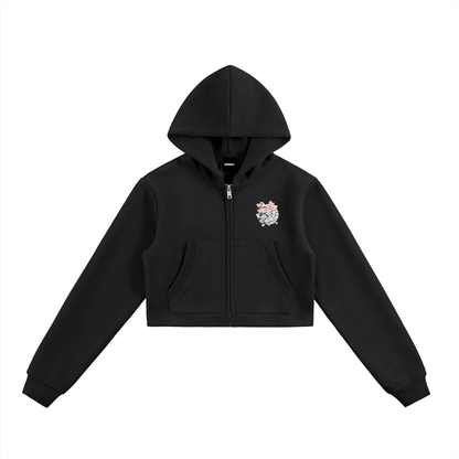 Gainwolf - Clock-it Cropped Hoodie