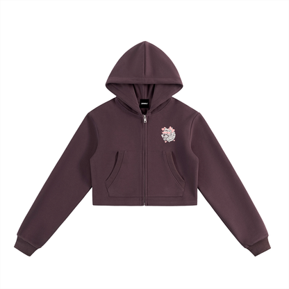 Gainwolf - Clock-it Cropped Hoodie