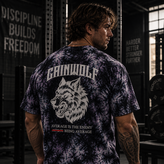 Gainwolf - Oversized Smoke Purp Trippy Tee