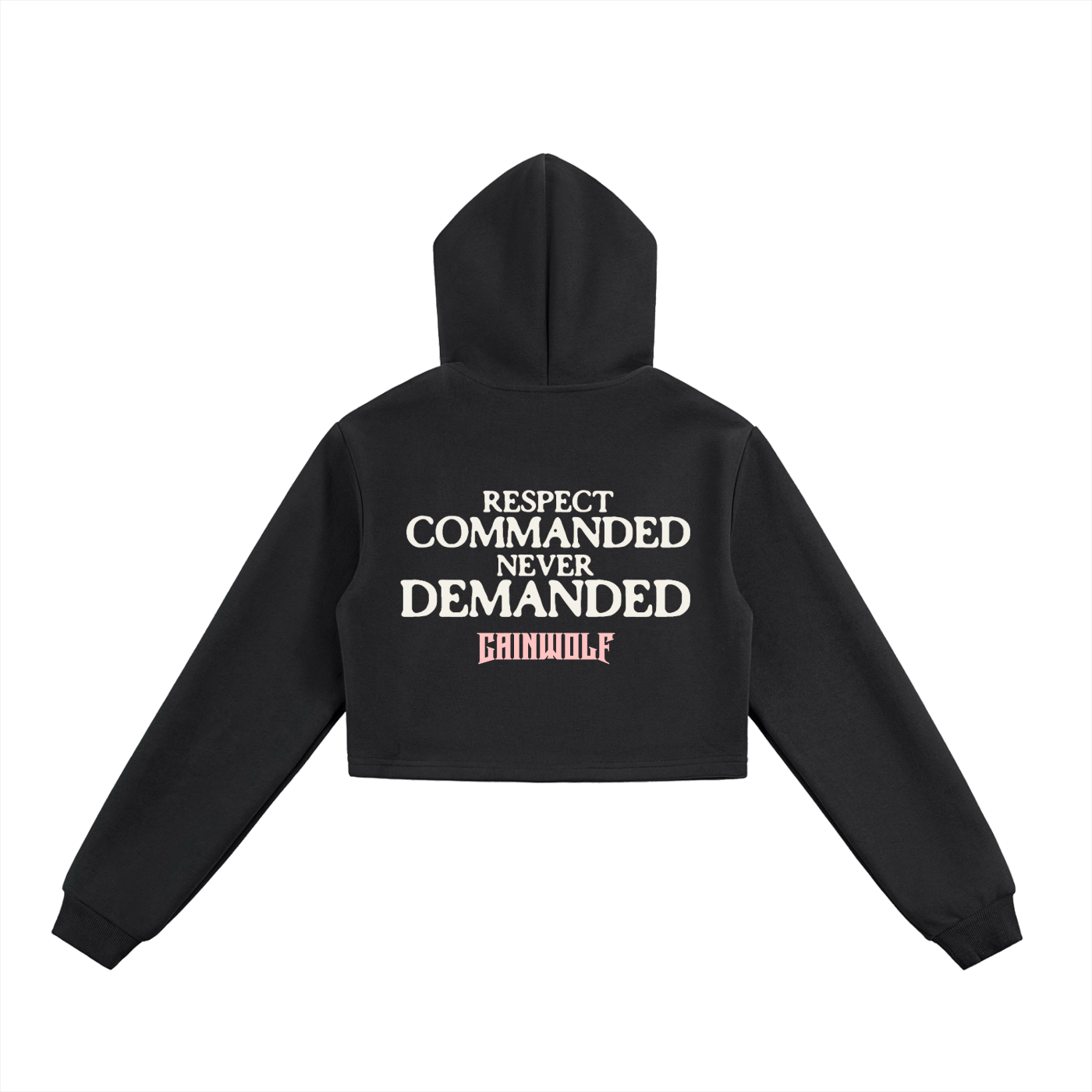 Gainwolf - Clock-it Cropped Hoodie