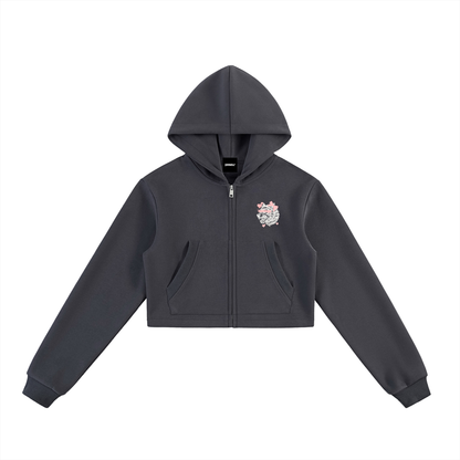 Gainwolf - Clock-it Cropped Hoodie